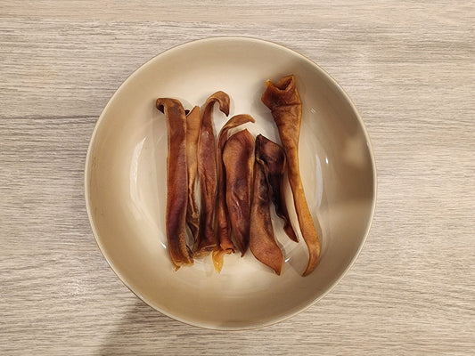 風乾豬耳切條版 - 小型狗美味零食